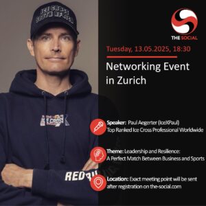 MAY 13 "THE SOCIAL" IN ZURICH - PHYSICAL EVENT TICKET