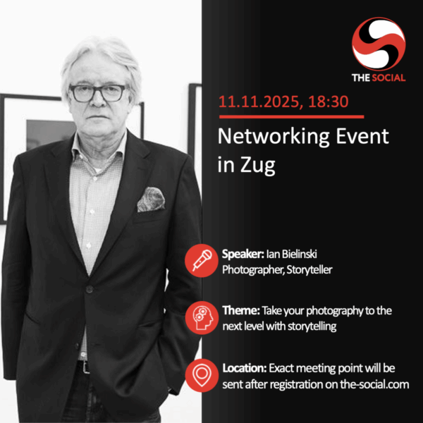 2025.11.11 The Social in Zug instagram image NOV 11 "THE SOCIAL" IN ZUG - PHYSICAL EVENT TICKET - Image 1