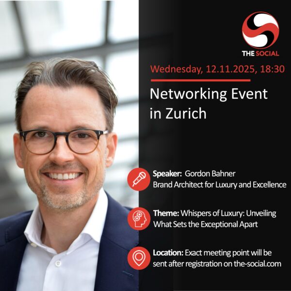 NOV 12 "THE SOCIAL" IN ZURICH - PHYSICAL EVENT TICKET - Image 1