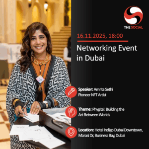 NOV 16 "THE SOCIAL" IN DUBAI - PHYSICAL EVENT TICKET